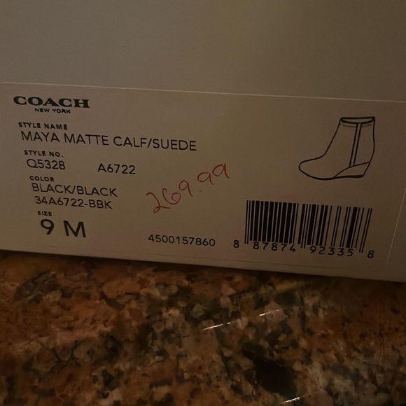 Coach booties, in original packaging - Picture 7 of 9
